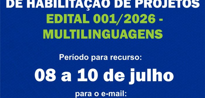 Resultado Preliminar de Habilitação de Projetos